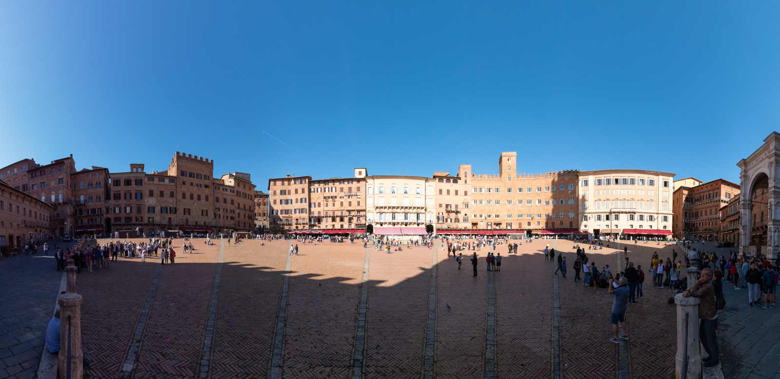 Piazza del Campo, Panorama